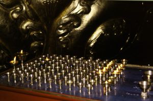 Buddhist Temple Candles 